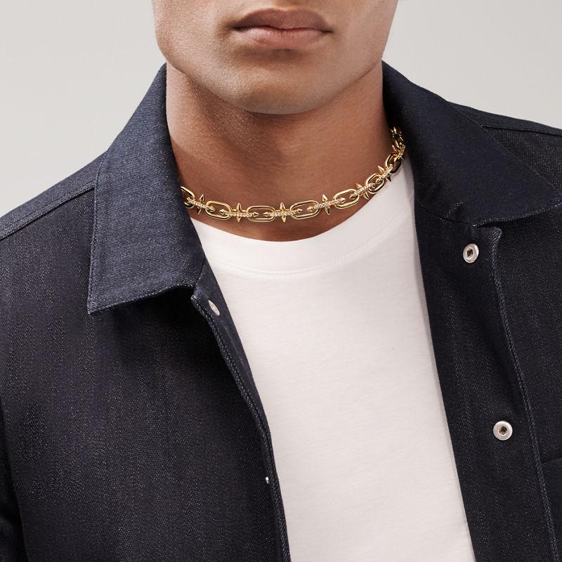 Tiffany & Co. Tiffany Titan by Pharrell Williams Collar de oro amarillo con diamantes 2025