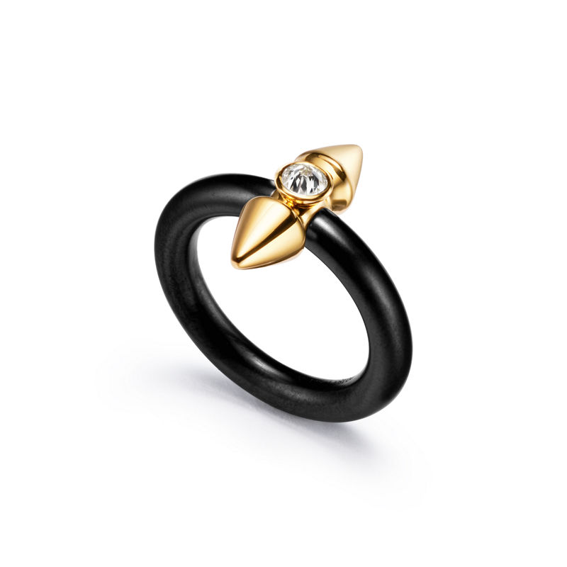 Tiffany & Co. Tiffany Titan by Pharrell Williams Anillo de titanio y oro con un diamante En línea