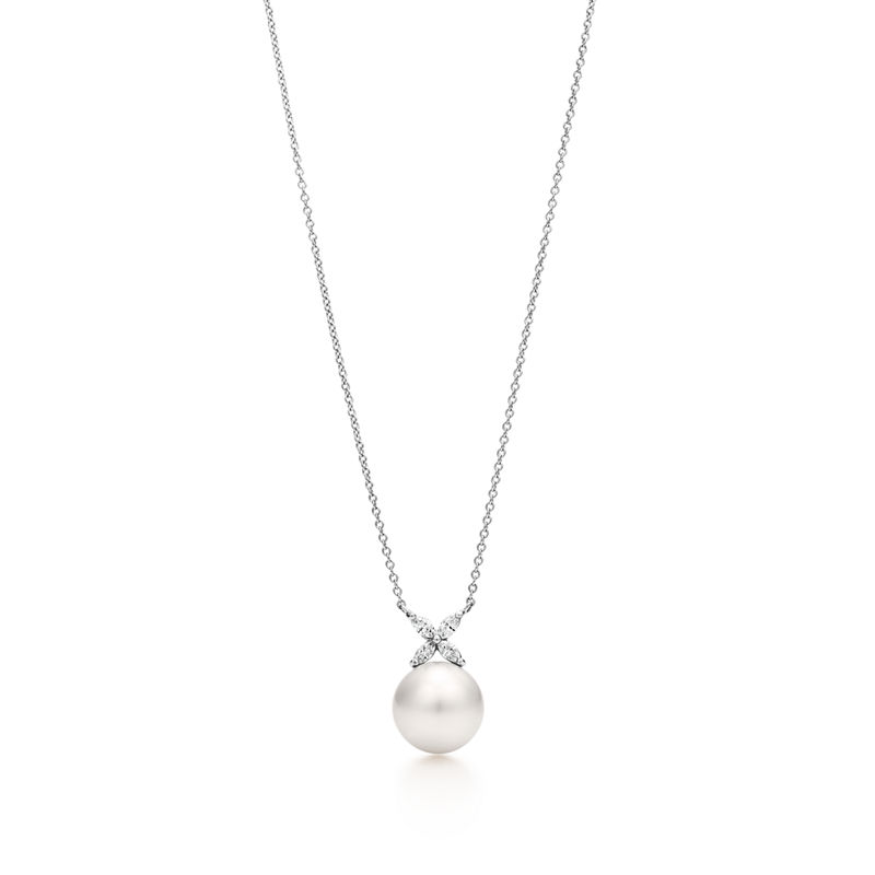 Tiffany & Co. Tiffany Victoria® colgante de perlas y diamantes