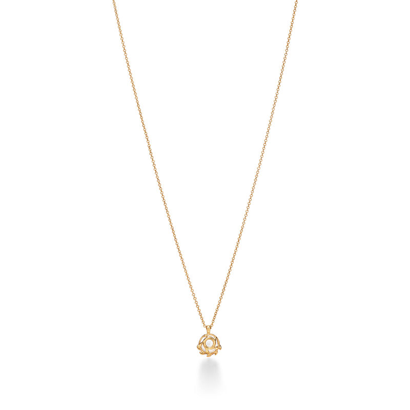Tiffany & Co. Paloma Picasso® Colgante Olive Leaf de oro amarillo con perlas Promoción por tiempo limitado
