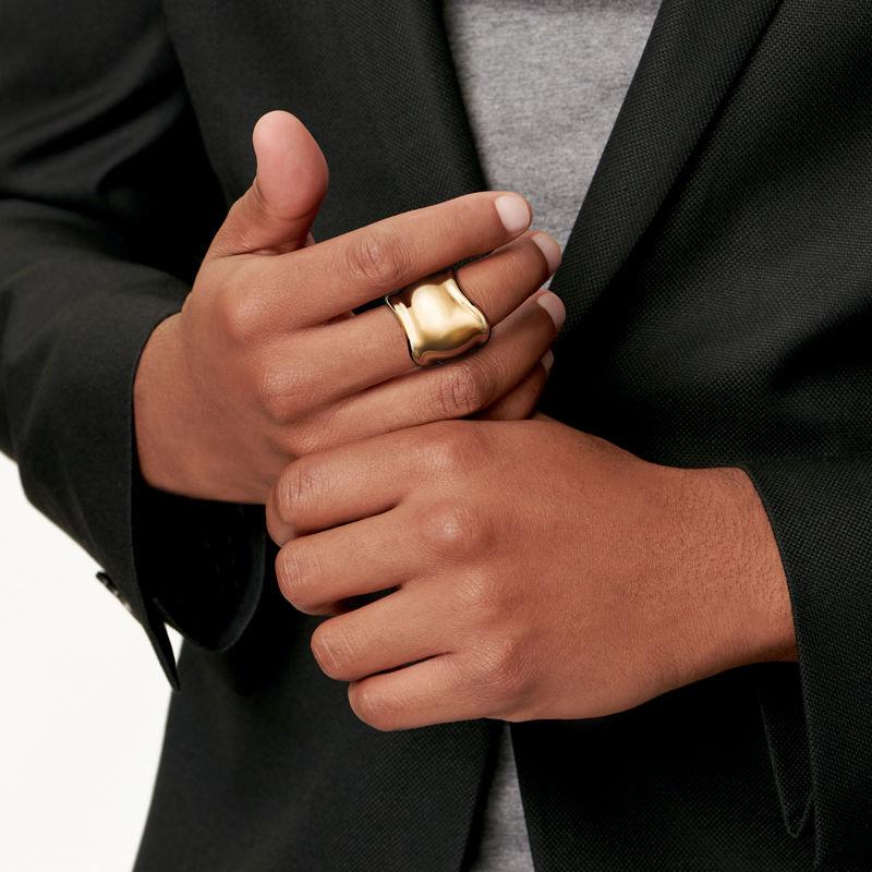 Tiffany & Co. Elsa Peretti® Anillo Bone de oro amarillo Envío internacional gratuito