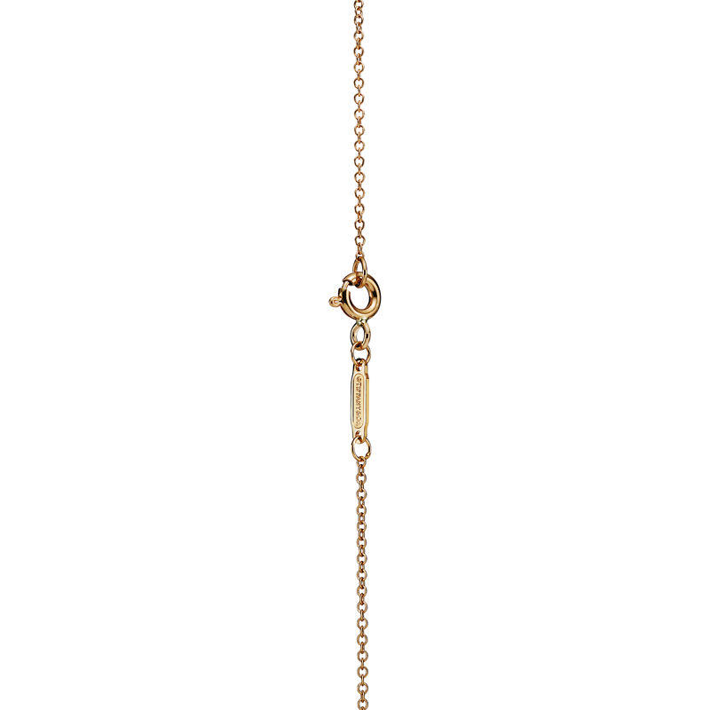 Tiffany & Co. Return to Tiffany™ Colgante con dos insignias de corazón en oro amarillo tamaño mini Ahorra y exporta