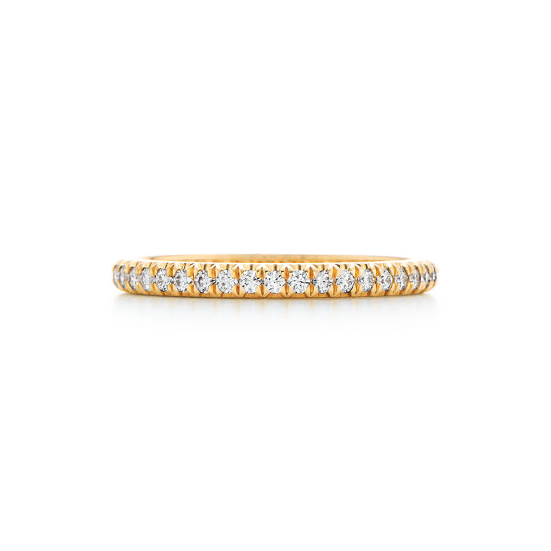 Tiffany & Co. Tiffany Soleste Anillo Full Eternity en oro amarillo con diamantes