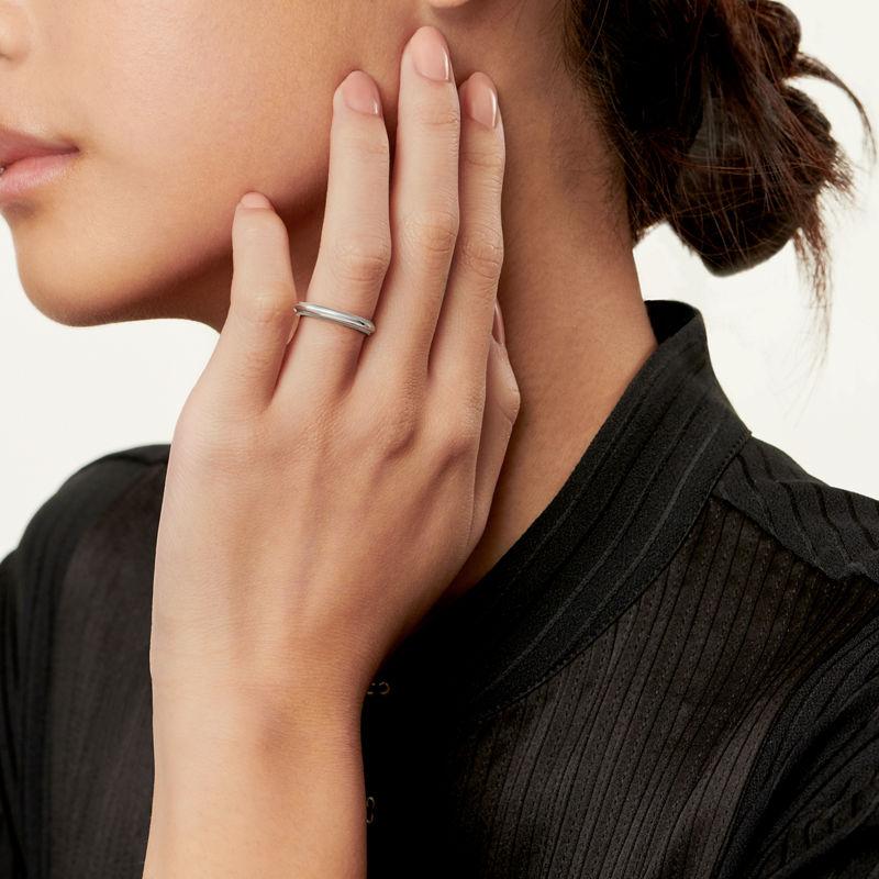 Tiffany & Co. Tiffany Together Alianza de milgrain en platino 3 mm de ancho Mejor oferta