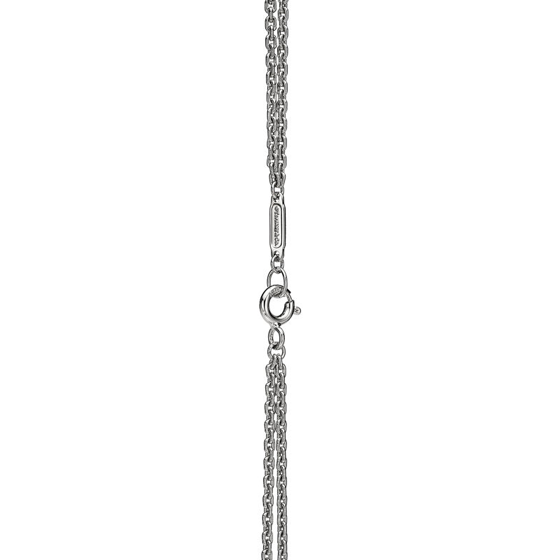 Tiffany & Co. Tiffany HardWear Colgante de eslabones dobles grandes de oro blanco con diamantes en pavé ÚLTIMAS EDICIONES
