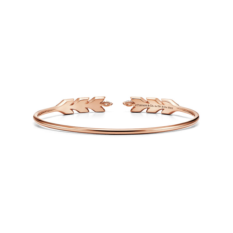 Tiffany & Co. Tiffany Victoria® Pulsera estilo wire Vine en oro rosa con diamantes Ofertas de temporada