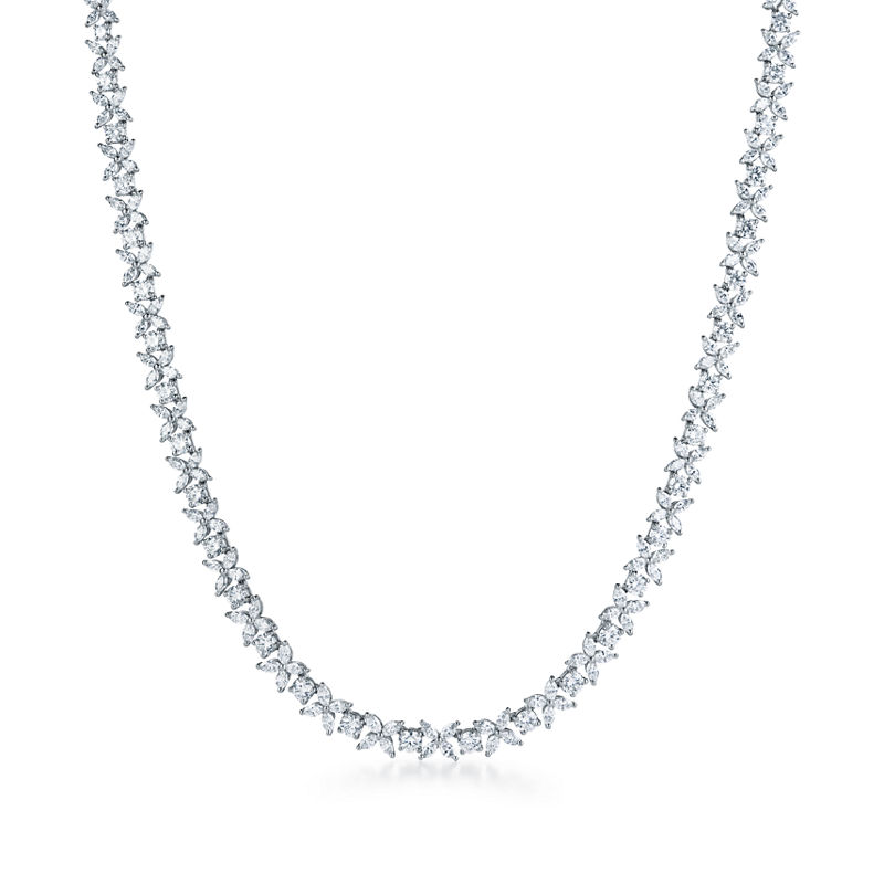 Tiffany & Co. Tiffany Victoria® Collar alternante escalonado
