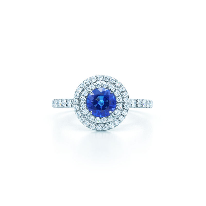 Tiffany & Co. Tiffany Soleste Anillo con zafiro y diamantes