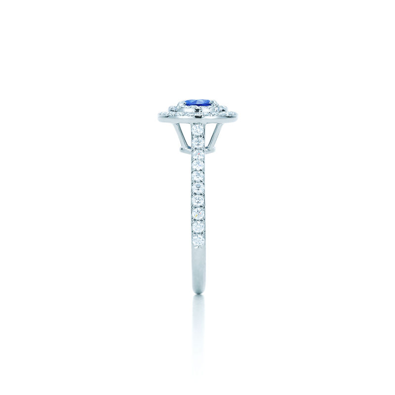 Tiffany & Co. Tiffany Soleste Anillo con zafiro y diamantes En oferta