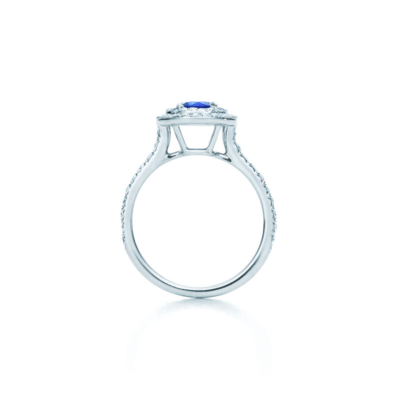 Tiffany & Co. Tiffany Soleste Anillo con zafiro y diamantes En oferta