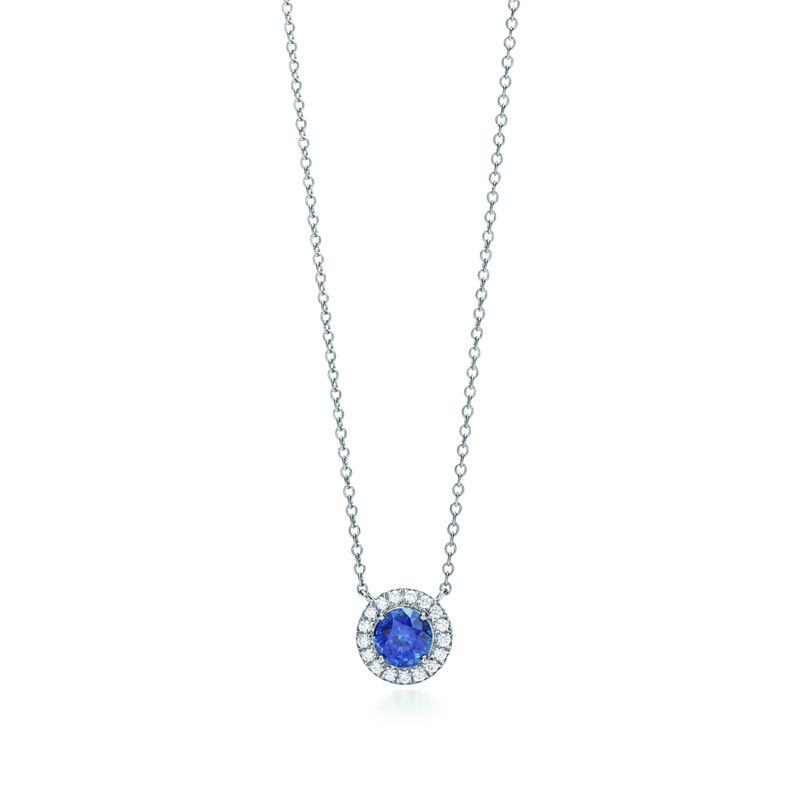 Tiffany & Co. Tiffany Soleste colgante con zafiro y diamantes