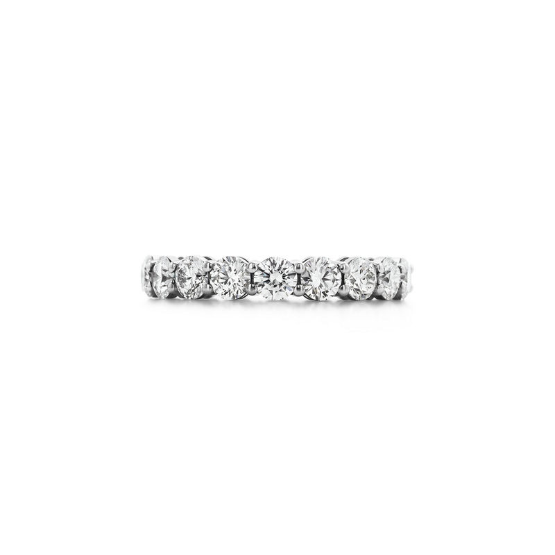 Tiffany & Co. Tiffany Forever Alianza en platino con un círculo completo de diamantes 3 7 mm
