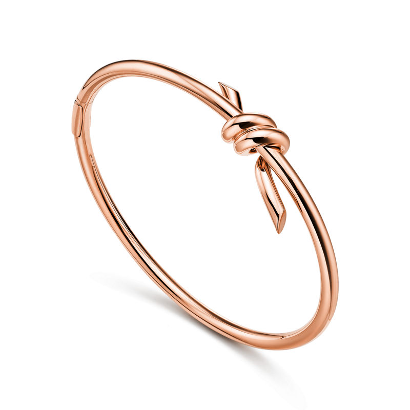 Tiffany & Co. Tiffany Knot Brazalete Wire de oro rosa Solo hoy