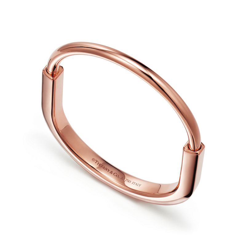 Tiffany & Co. Tiffany Lock Brazalete de oro rosa Grandes descuentos