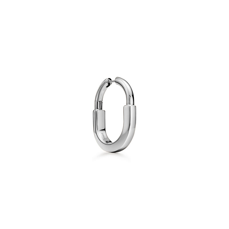 Tiffany & Co. Tiffany Lock Pendientes en oro blanco tamaño mediano Precios de Black Friday
