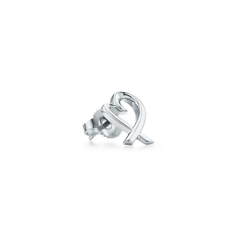 Tiffany & Co. Paloma Picasso® pendientes Loving Heart Libre de impuestos
