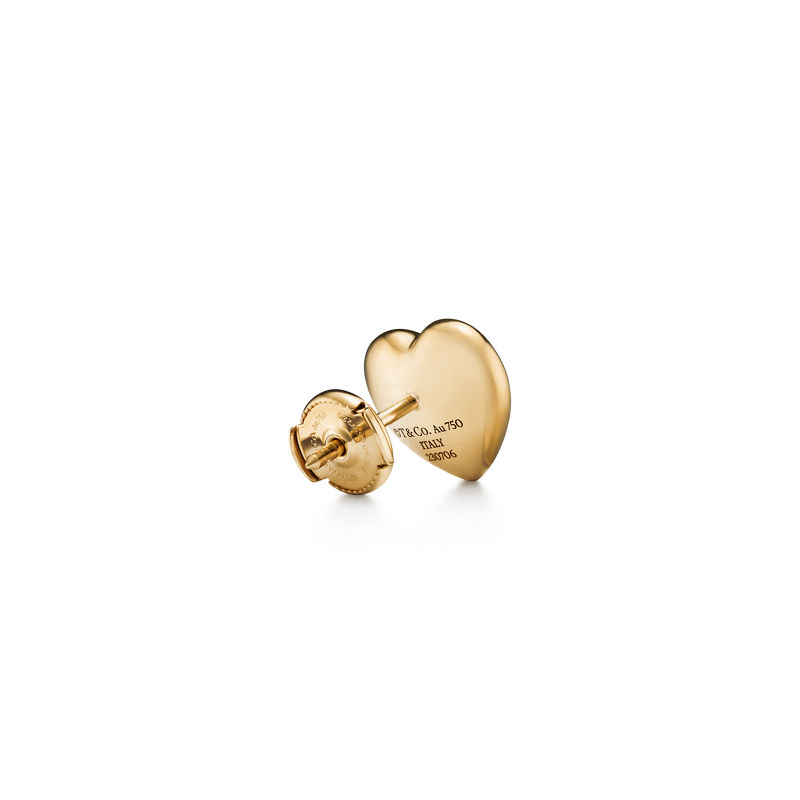 Tiffany & Co. Return to Tiffany™ Pendientes Full Heart de oro amarillo Descuento por venta flash