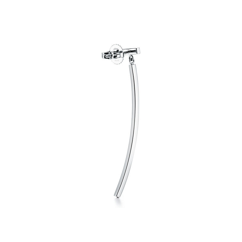 Tiffany & Co. Tiffany T Pendientes estilo barra de oro blanco Grandes ahorros