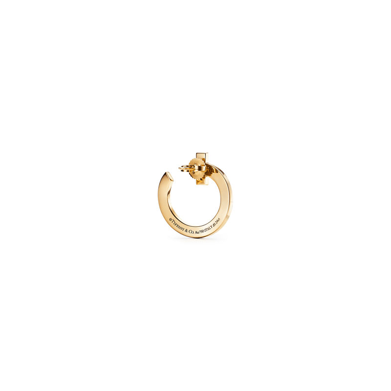 Tiffany & Co. Tiffany T T1 Pendientes de aro abiertos de oro con diamantes Últimos 3 días