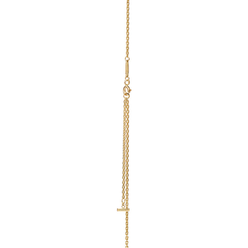 Tiffany & Co. Tiffany T Colgante Smile mediano de oro con diamantes Últimos 2 días