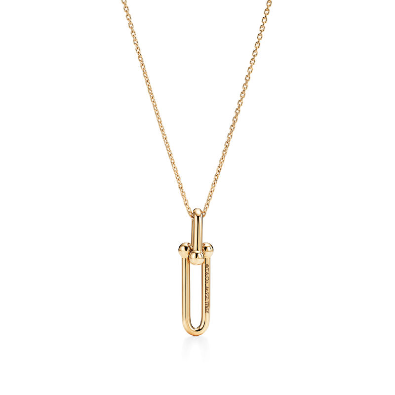 Tiffany & Co. Tiffany HardWear Colgante con eslabón alargado de oro amarillo Última moda