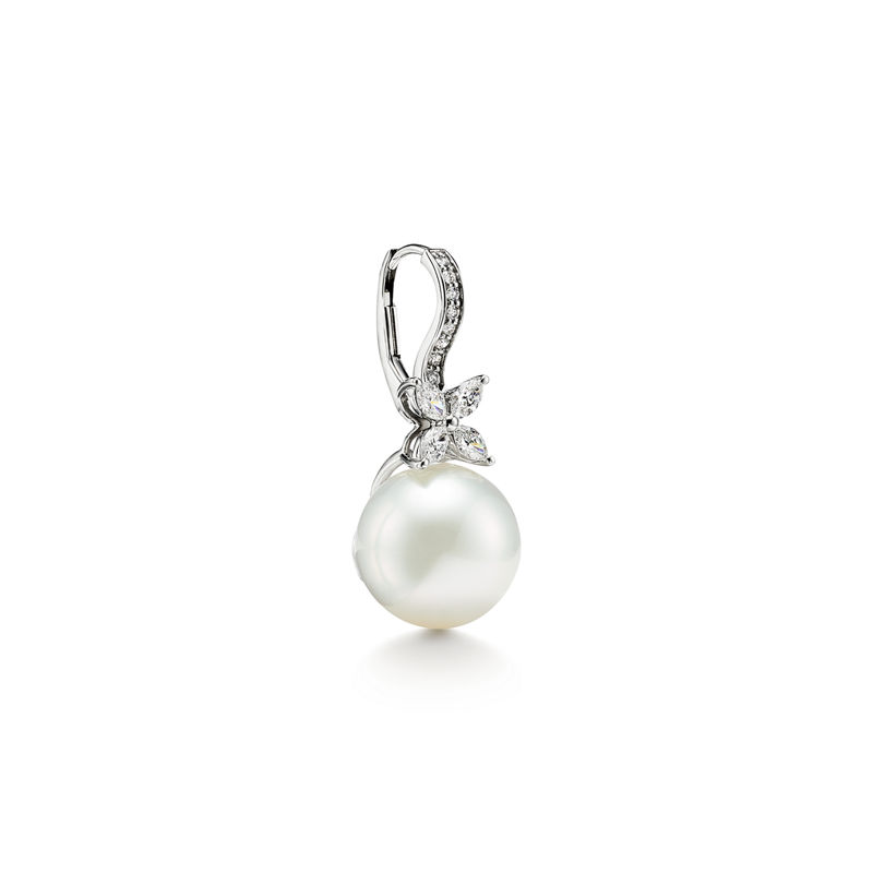 Tiffany & Co. Tiffany Victoria® pendientes de perlas y diamantes Outlet online