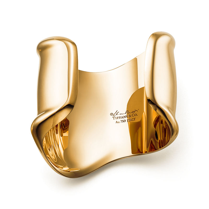 Tiffany & Co. Elsa Peretti® Brazalete Bone mediano en oro de 18 quilates En oferta