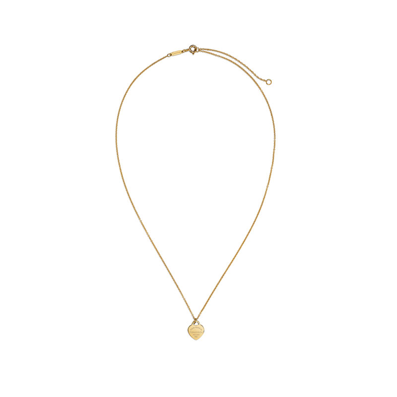 Tiffany & Co. Return to Tiffany™ Colgante de insignia de corazón mini en oro amarillo Rebajas baratas