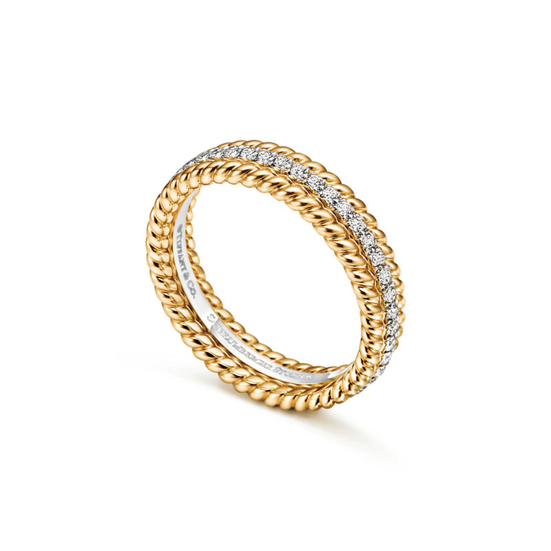 Tiffany & Co. Tiffany & Co. Schlumberger anillo Rope de dos vueltas Oferta especial