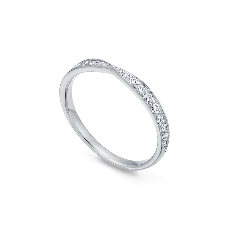 Tiffany & Co. Tiffany Harmony® Alianza en platino con diamantes 1 8 mm Superdescuento