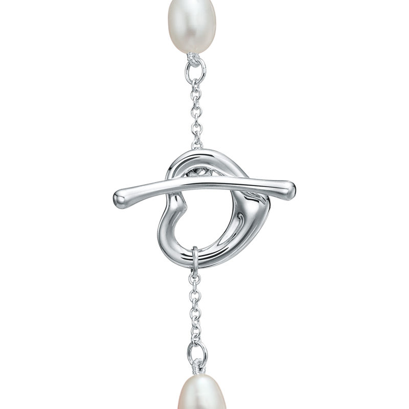 Tiffany & Co. Elsa Peretti® pulsera de perlas Open Heart ÚLTIMAS EDICIONES
