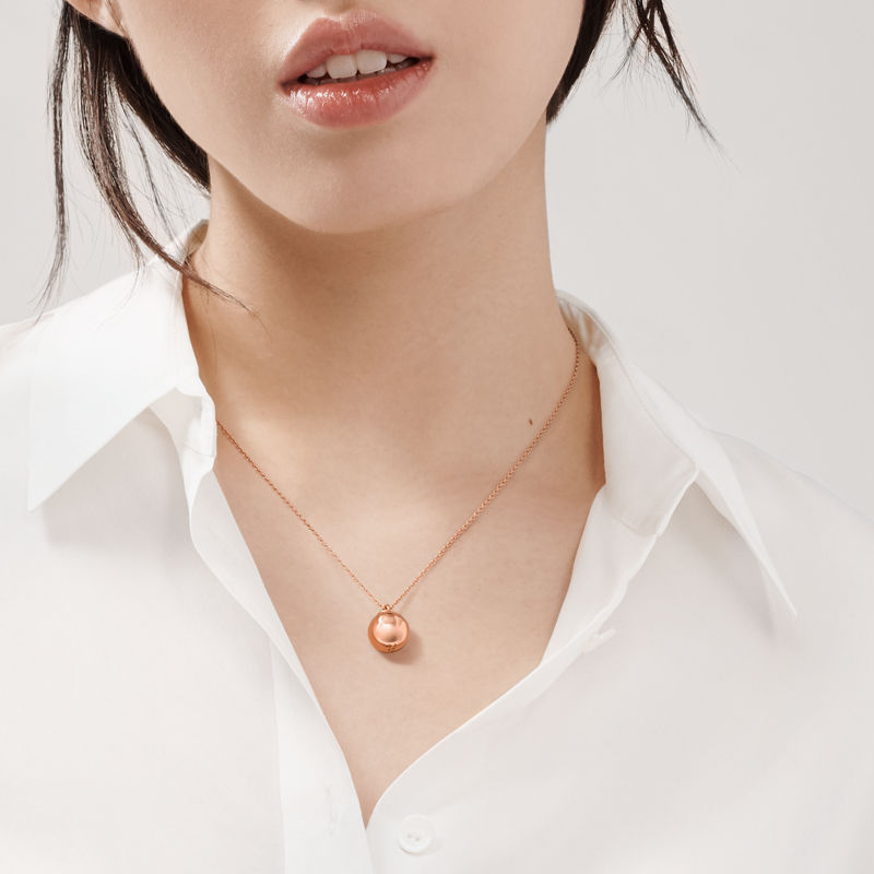 Tiffany & Co. Tiffany HardWear Colgante de esfera en oro rosa 12 75 mm Precio ultrabajo