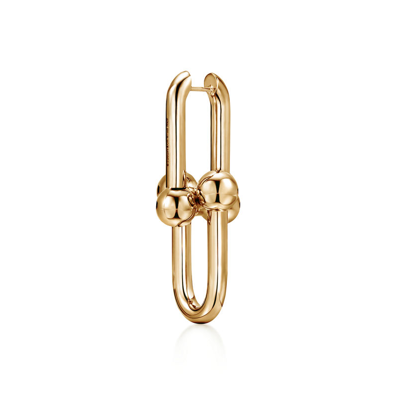 Tiffany & Co. Tiffany HardWear Pendientes de eslabones extragrandes de oro amarillo Devoluciones gratuitas