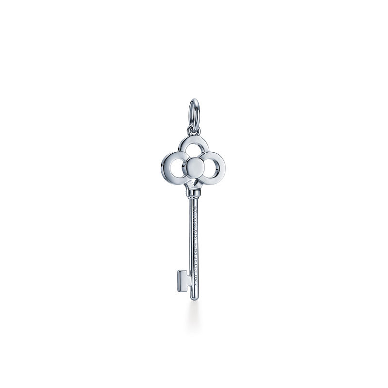 Tiffany & Co. Tiffany Keys Llave de corona en oro blanco con diamantes 3 8 cm COMPRAR AHORA