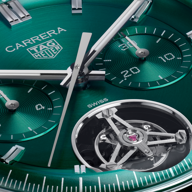 TAG Heuer TAG HEUER CARRERA CHRONOGRAPH TOURBILLON Automático 42 mm Acero CBS5011.FC6566 Oferta exclusiva