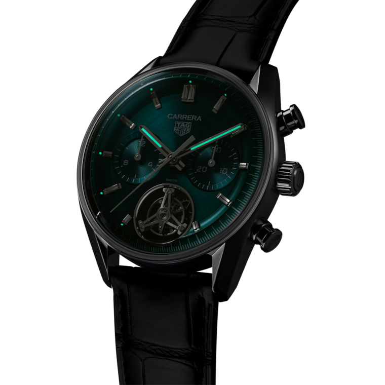 TAG Heuer TAG HEUER CARRERA CHRONOGRAPH TOURBILLON Automático 42 mm Acero CBS5011.FC6566 Oferta exclusiva
