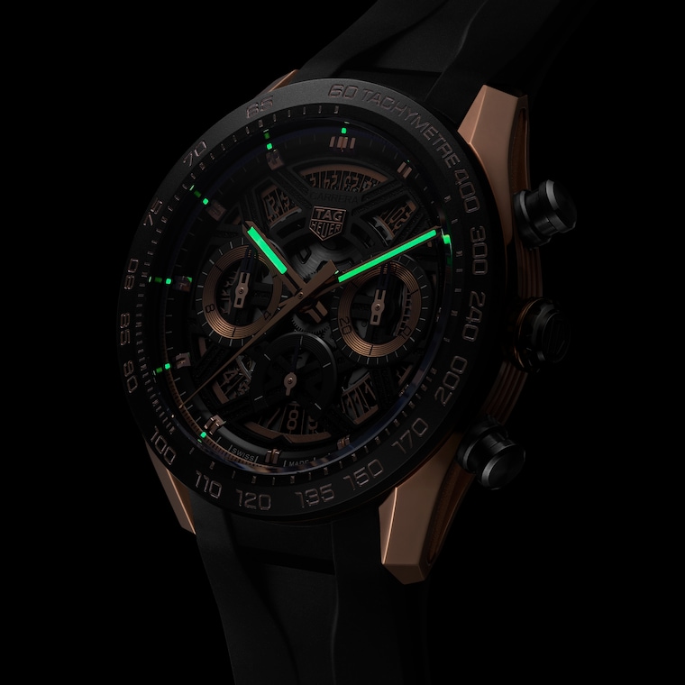TAG Heuer TAG Heuer Carrera Chronograph Extreme Sport Automático 44 mm Oro y titanio CBU2050.FT6273 Ofertas especiales