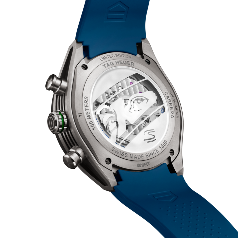 TAG Heuer TAG Heuer Carrera Chronograph Tourbillon Extreme Sport x Senna Automático 44 mm Titanio CBU5081.FT6274 En línea