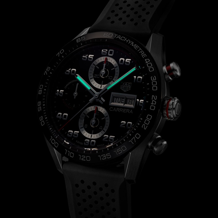 TAG Heuer TAG Heuer Carrera Chronograph Automático 44 mm Acero y cerámica CBN2A1AA.FT6228 Rebajas baratas
