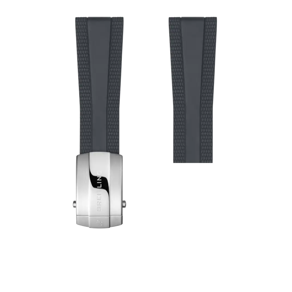 Breitling Grey Diver Pro rubber strap - 24 MM