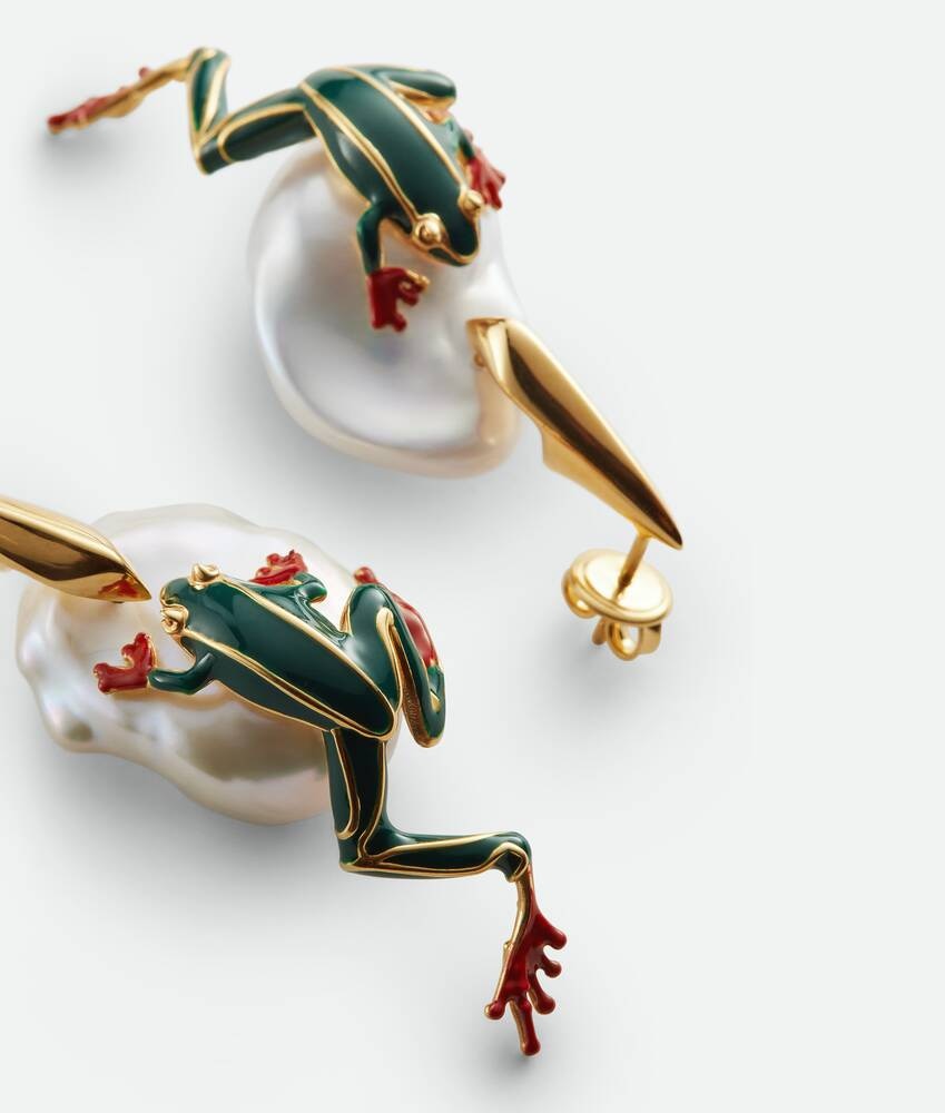 Bottega Veneta Pendientes Rana Oferta especial de fábrica