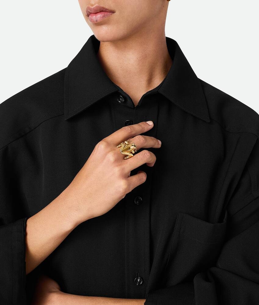 Bottega Veneta Anillo Rana Tienda de fábrica