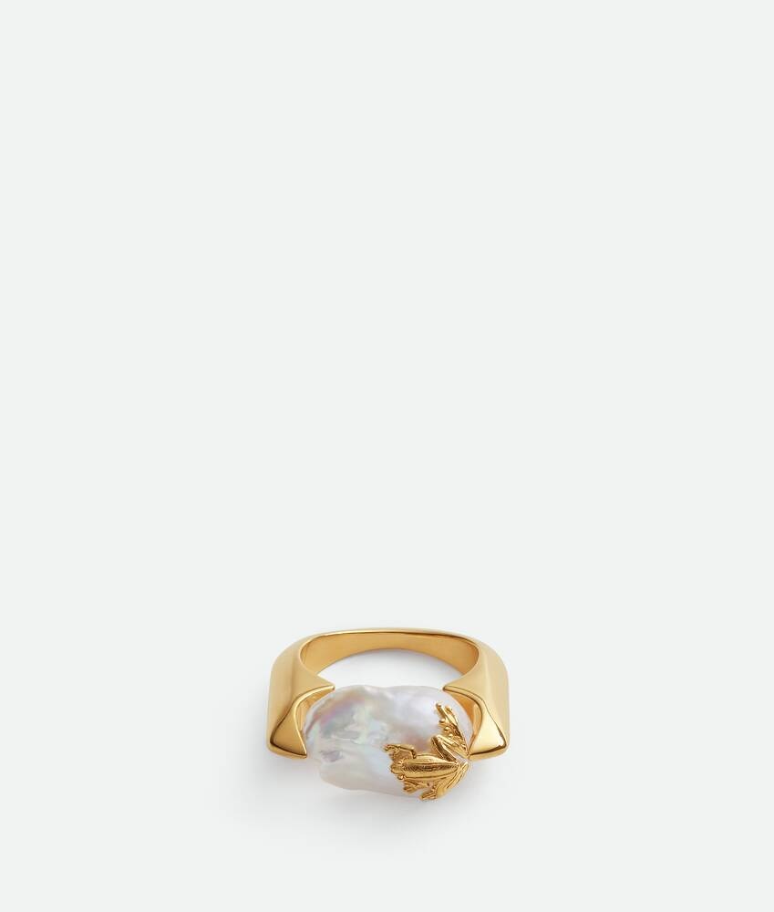 Bottega Veneta Anillo Rana Pearl