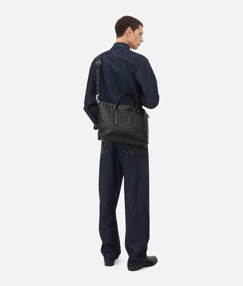 Bottega Veneta Maletín Intrecciato sin estructura Descuento por venta flash