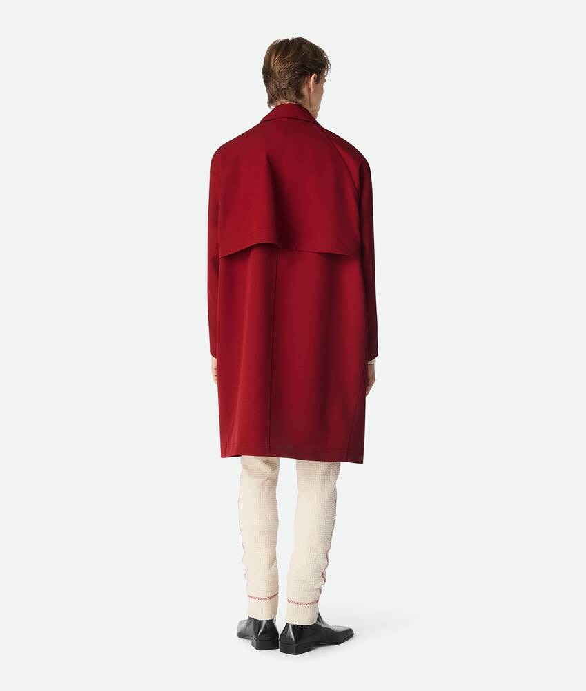 Bottega Veneta Abrigo de sastre de sarga de lana Último día