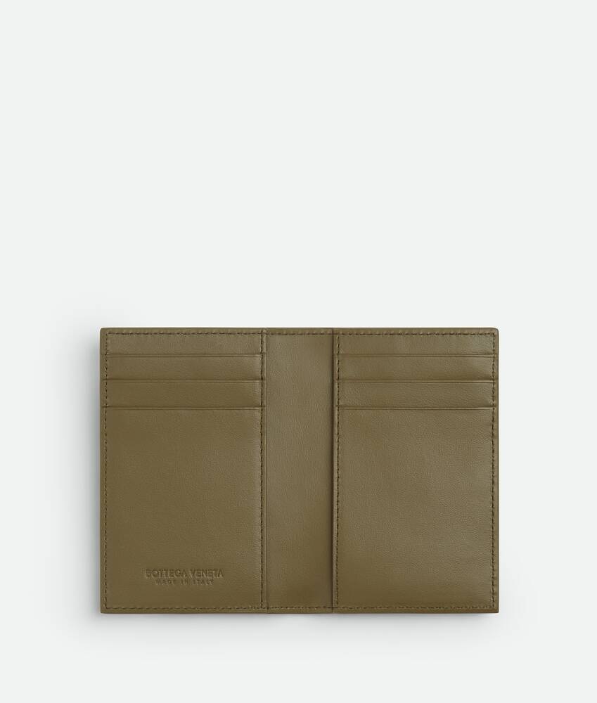 Bottega Veneta Tarjetero Flap de piel de avestruz Solo hoy