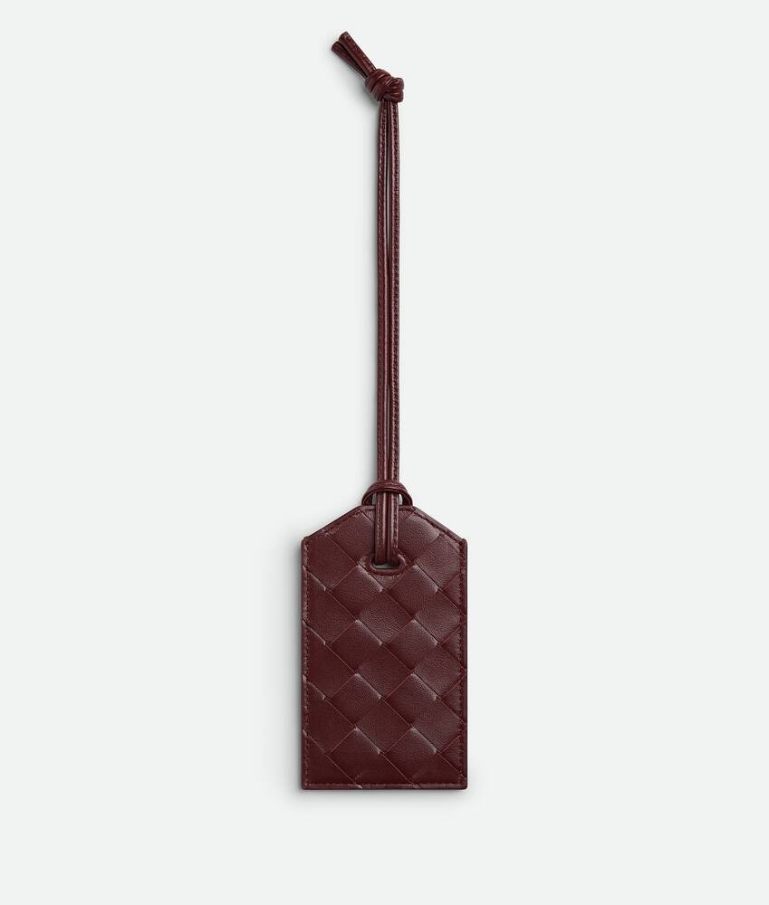 Bottega Veneta Portaetiquetas de equipaje Intrecciato con correa