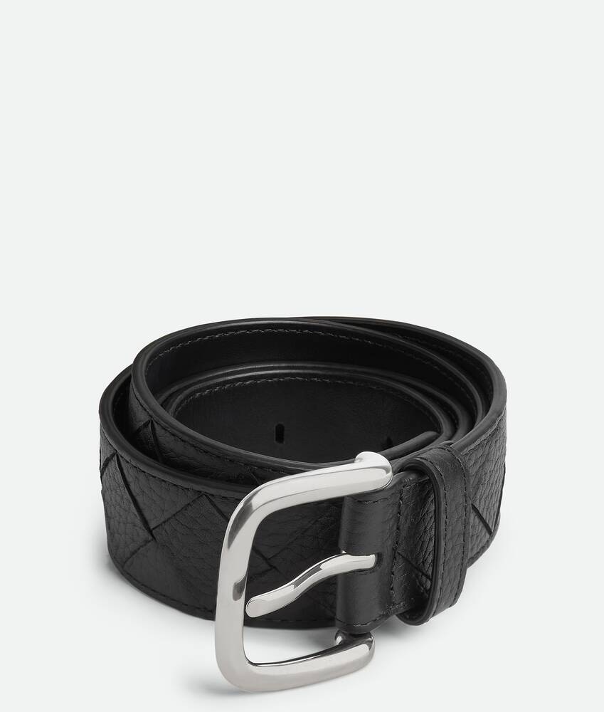 Bottega Veneta Cinturón Intrecciato Taurillon