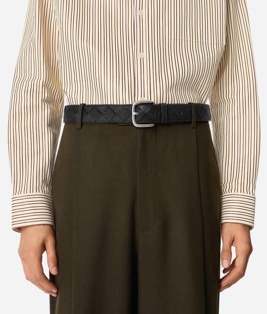 Bottega Veneta Cinturón Intrecciato Taurillon Tienda