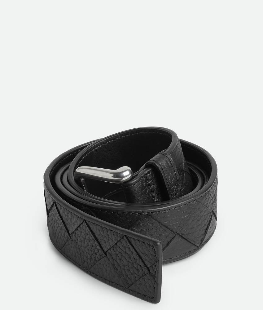 Bottega Veneta Cinturón Intrecciato Taurillon Tienda
